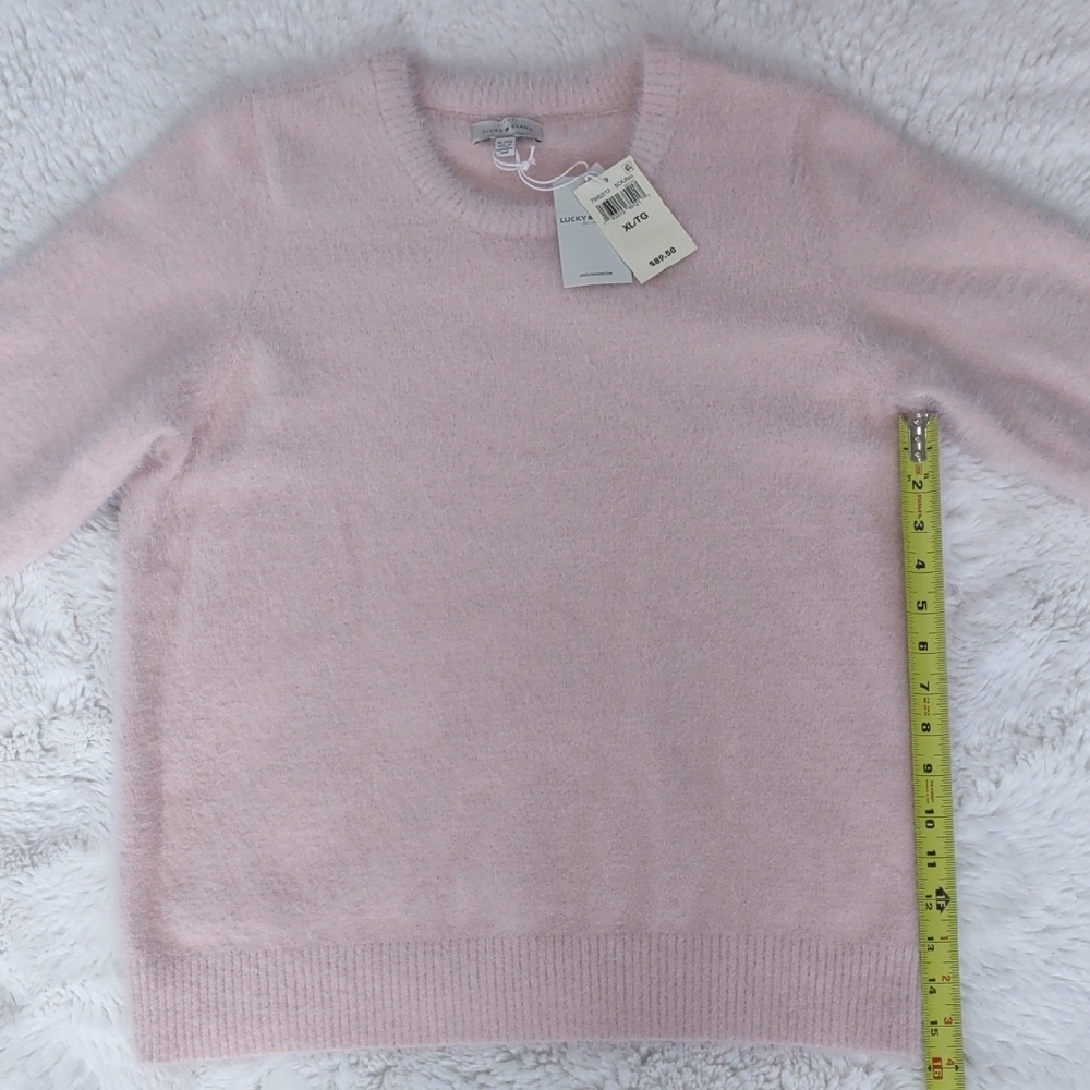 Lucky Brand Los Angeles California Sweater Pink, Size XL. - Picture 13 of 17